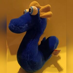Alpha Crittere Letter S SEAPOON VINTAGE 1986 LLOYD GILBERT 8" SEAHORSE PLUSH